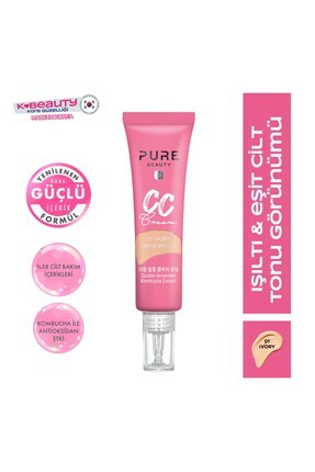 PURE BEAUTY CC Krem SPF50 PA++++ Ivory 30 ml