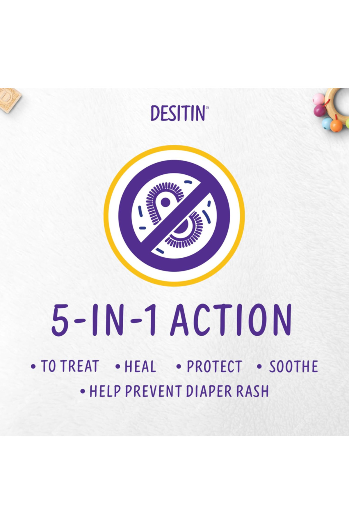 Desitin Maximum, Strength Baby Diaper Rash Cream, 40% Zinc Oxide for Treatment, Relief & Prevention, 454gr fotoğrafı 5 (önizleme)