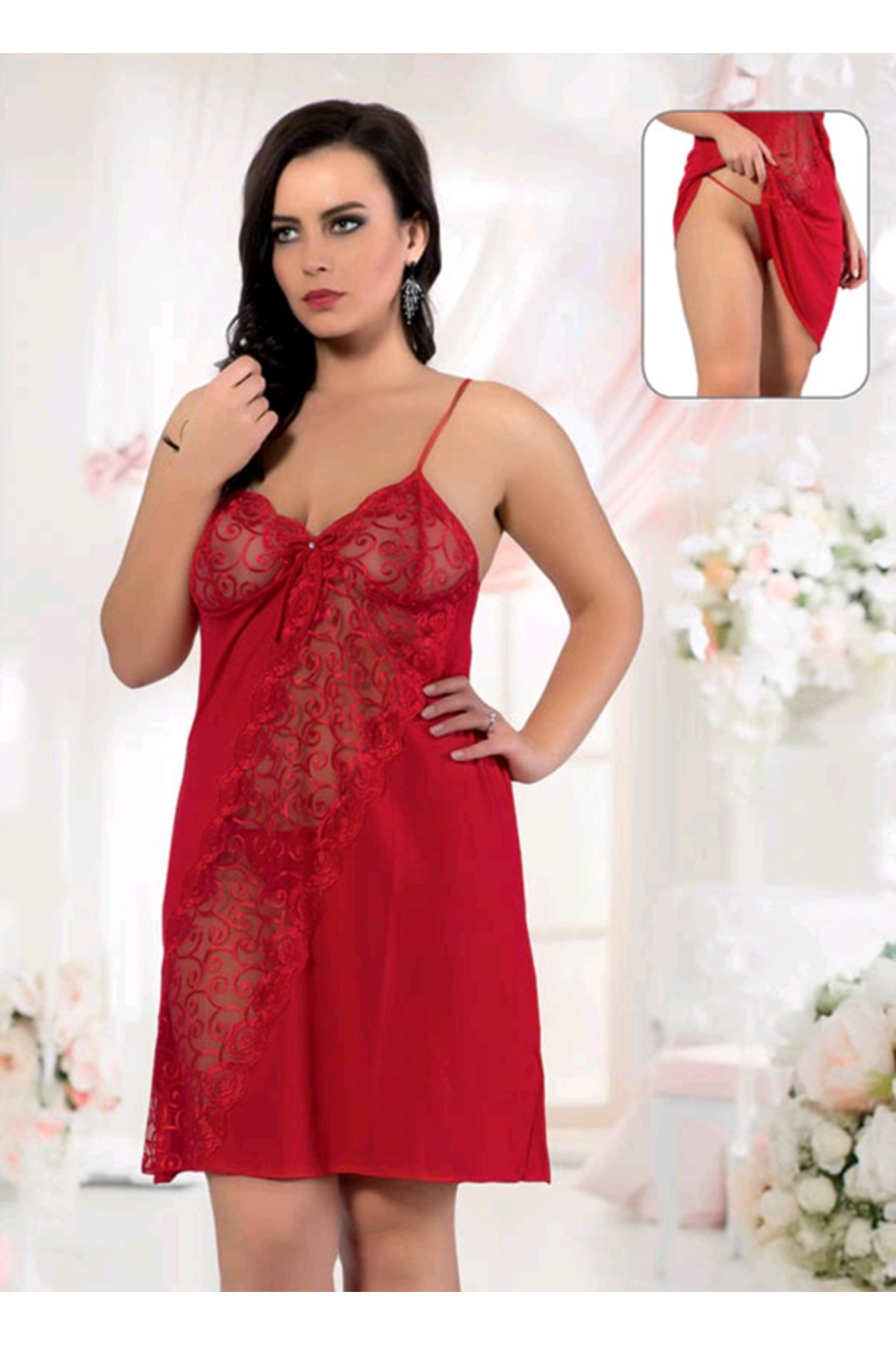 Fily ALTINAY BÜYÜK BEDEN MİNİ GECELİK