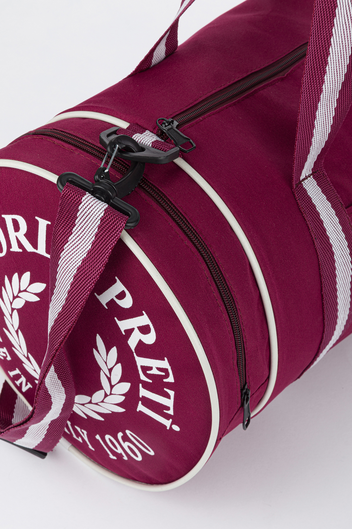 Butik  Silindir Sporcu Çantası Siyah Omuz Askılı Fitness Sp - Görsel 5