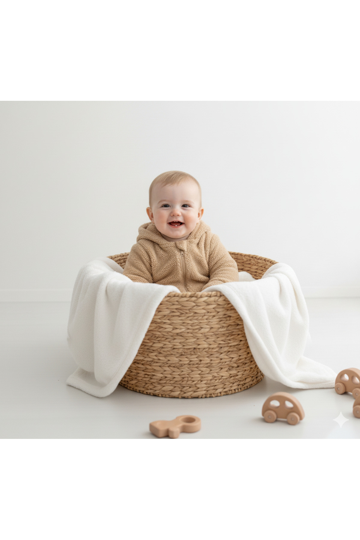 Feyza Premium Wellsoft Peluş Unisex Peluş Bebek Ayıcık Tulum fotoğrafı 2 (önizleme)