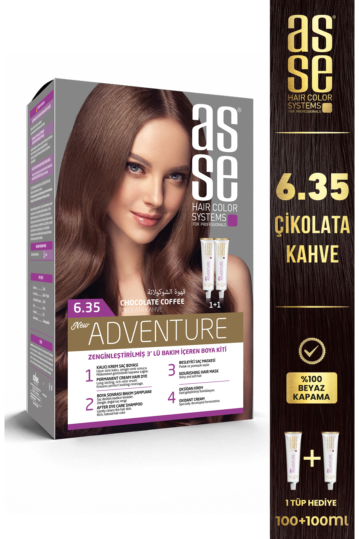 Adventure Set Saç Boyası No:6.35 Çikolata Kahve — قهوه‌ای 8682943400813