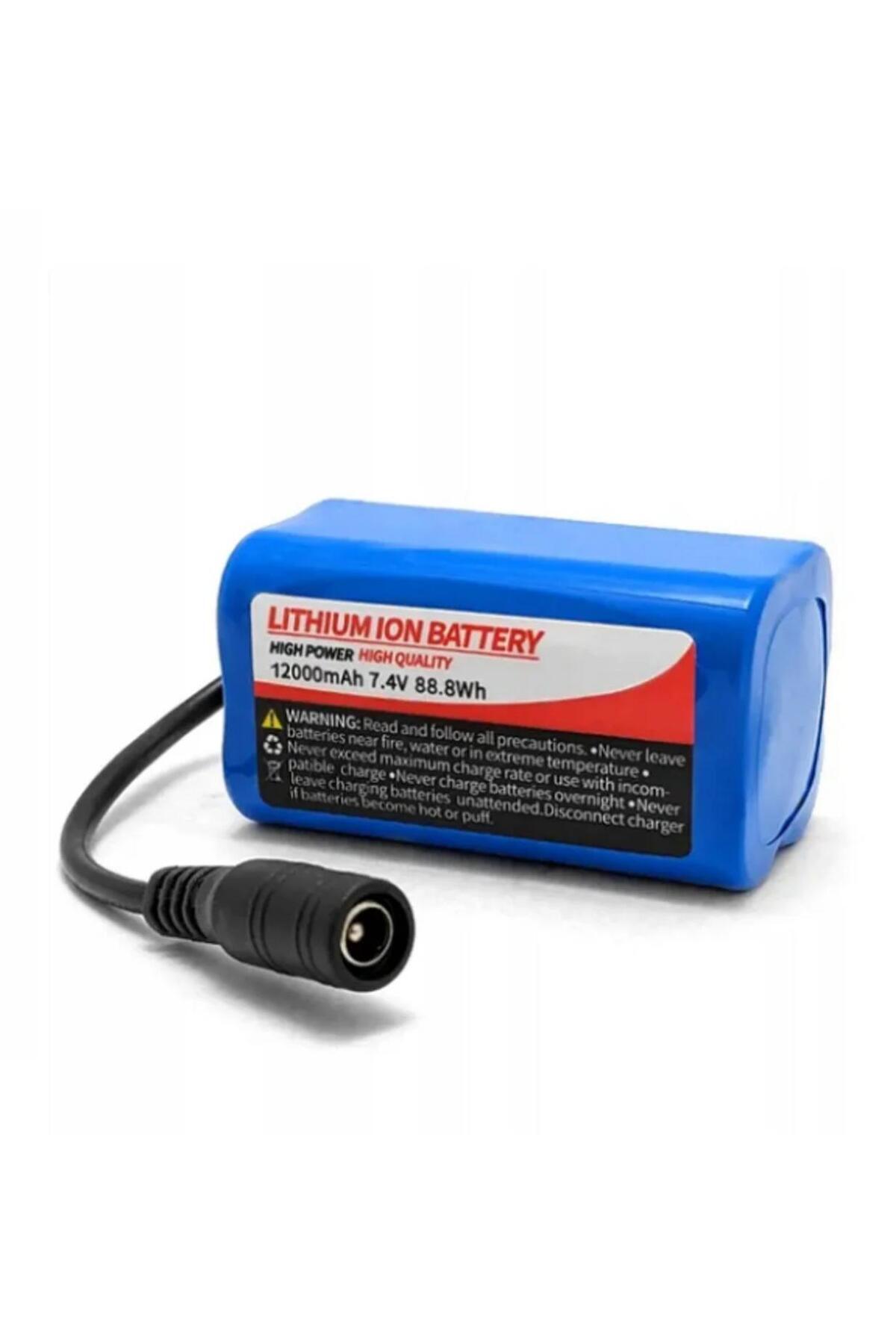 ÇINAR SATAR Yemleme Teknesi Botu Yedek Pil Batarya 12000Mah (16/40/99/100) uyumlu orjinal