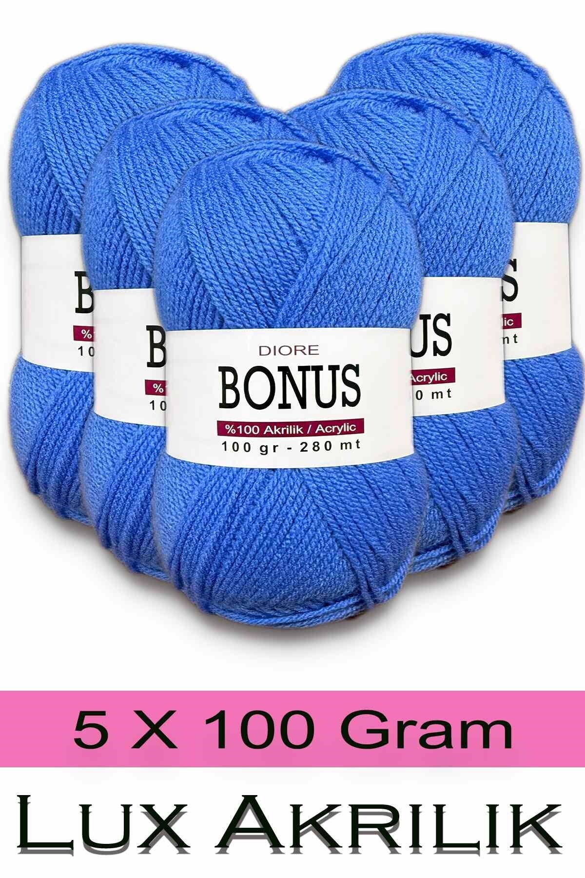 BONUS 5 x 100 gr Classic Lux akrilna pređa 818
