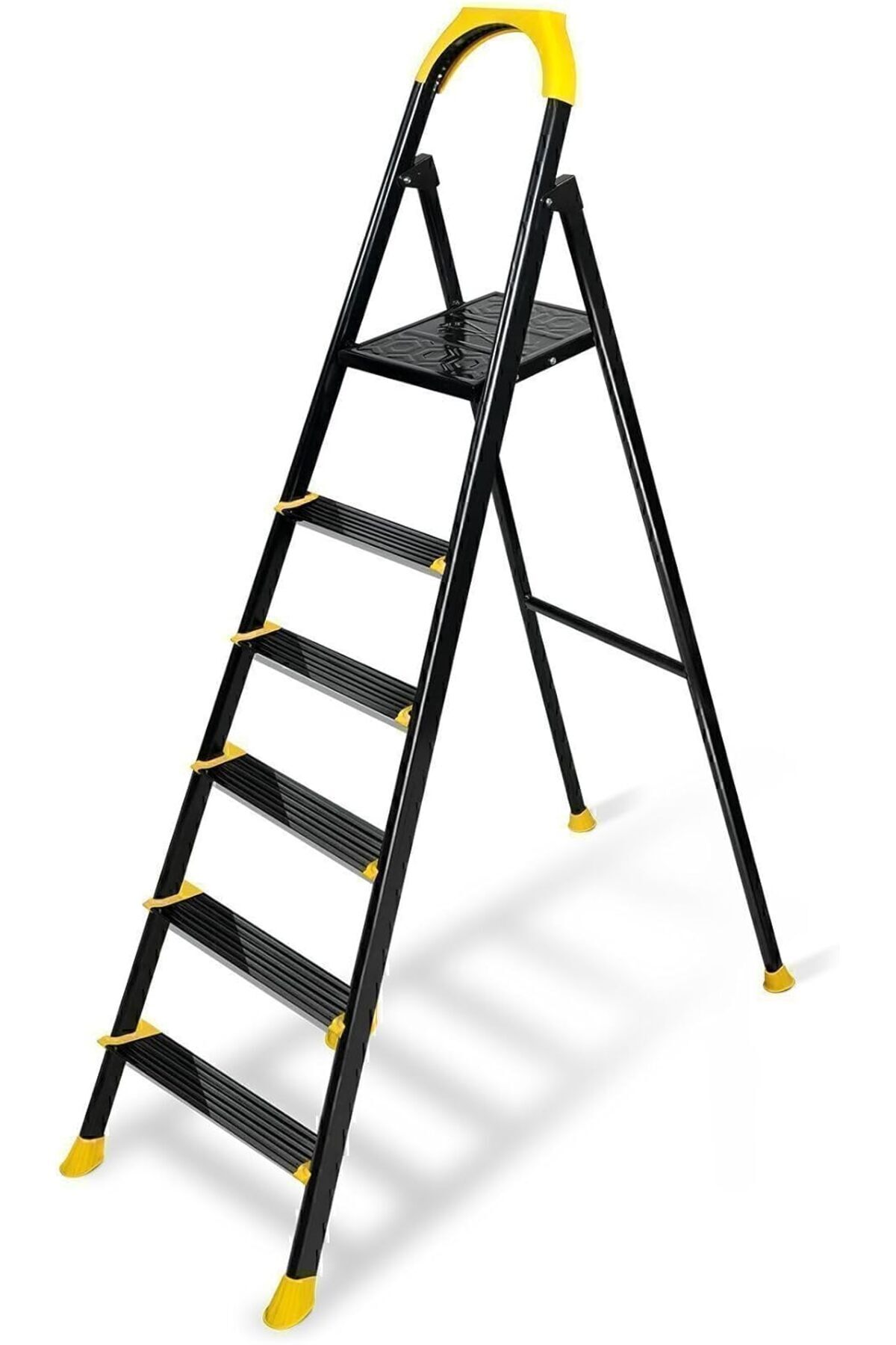 Savings Sphere Hardy Özel Tasarım Hafif Merdiven, Kaymaz,Özel üçgen basamaklar,125 kg Taşıma Kapasitesi, (5+1)