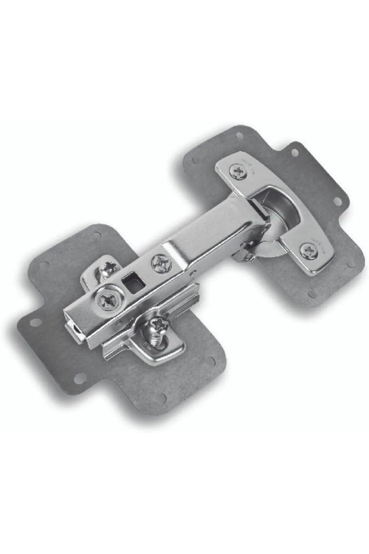 STOREMAX Menteşe Tamir Sacı Pratik Paslanmaz Dolap Tamir Onarım Kiti Kapak Menteşe Tamir Onarım Seti 2 Adet