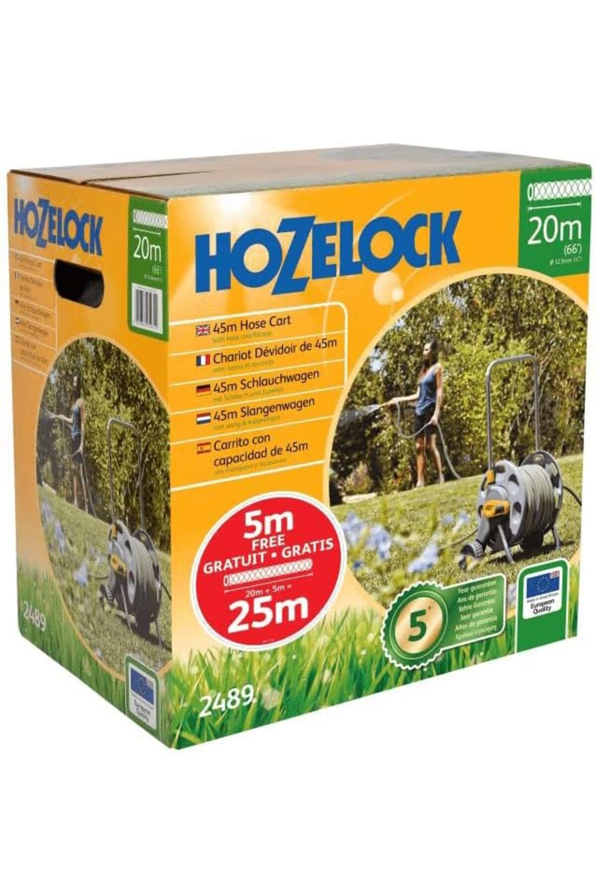 Savings Sphere 2489H 45 m Kapasiteli 20 m + 5 m (Hediyeli) Tekerlekli, Hortum Toplama Sarma Araba Seti ( )