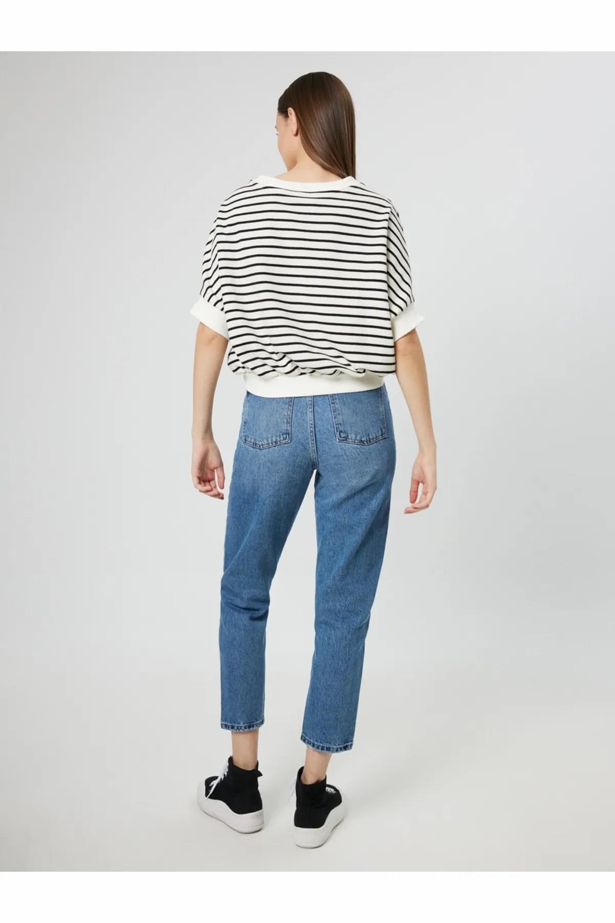 Loft  Stella Mom Kadın Jean Pantolon LF2037085 - Görsel 6