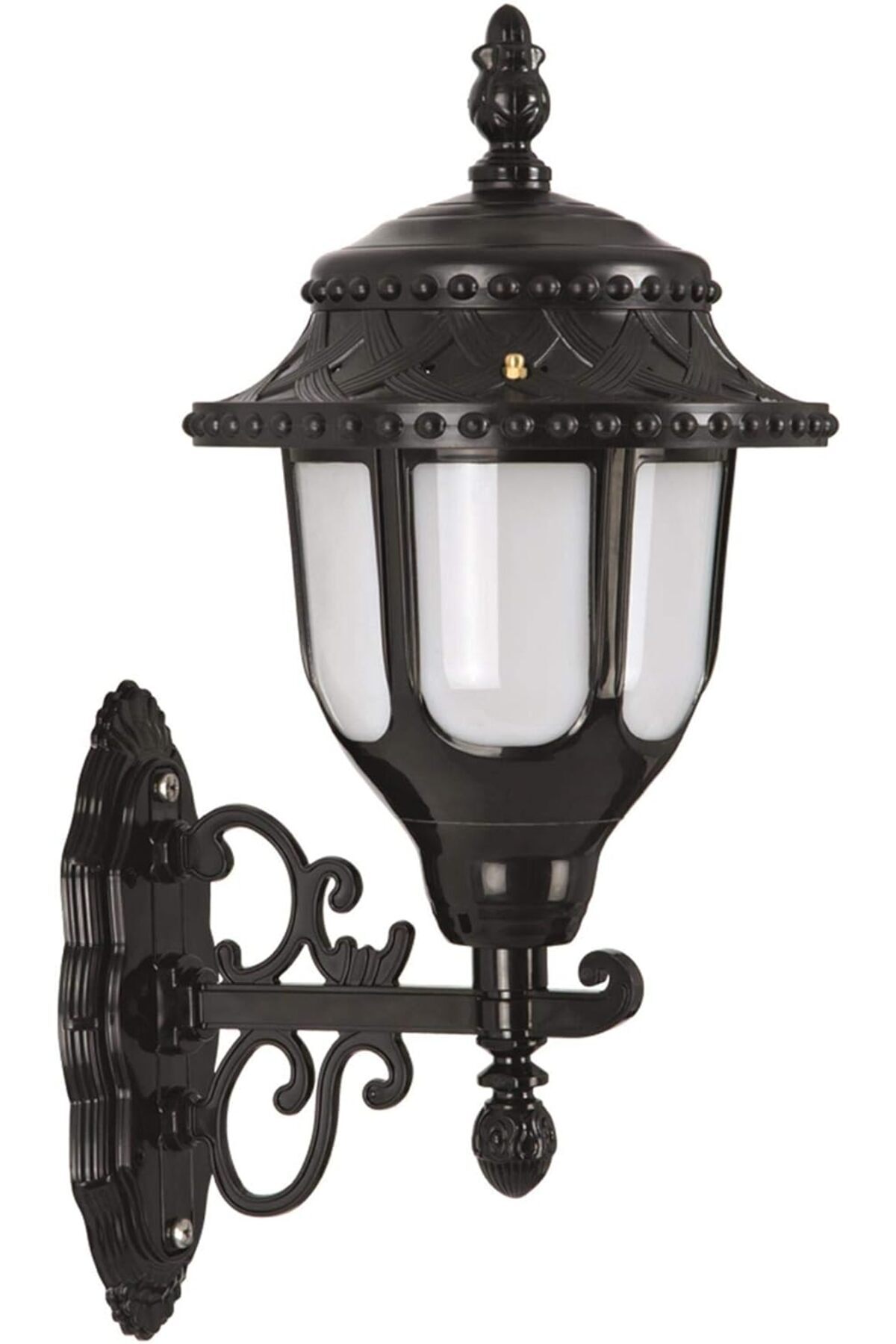 Savings Sphere BAP-68180-BSY-M1 Siyah Elektrostatik Toz Dış Mekan Aydınlatma, E27, ABS, Polikarbon Cam, 30x25cm