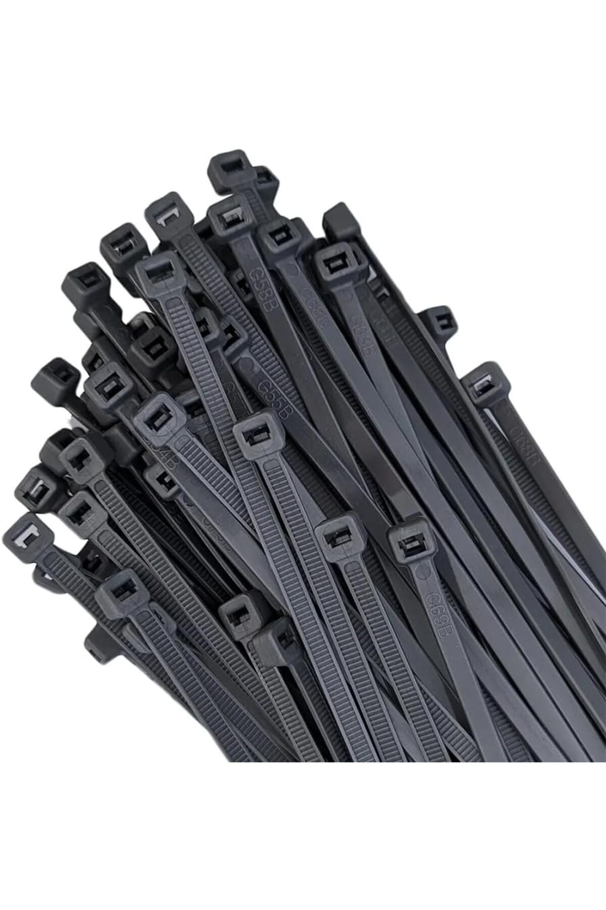 Savings Sphere Elektrik Kablosu Kablo Bağı Klips Plastik Kelepçe Kelepçe 25 Cm-3.6 Mm (100, Siyah)