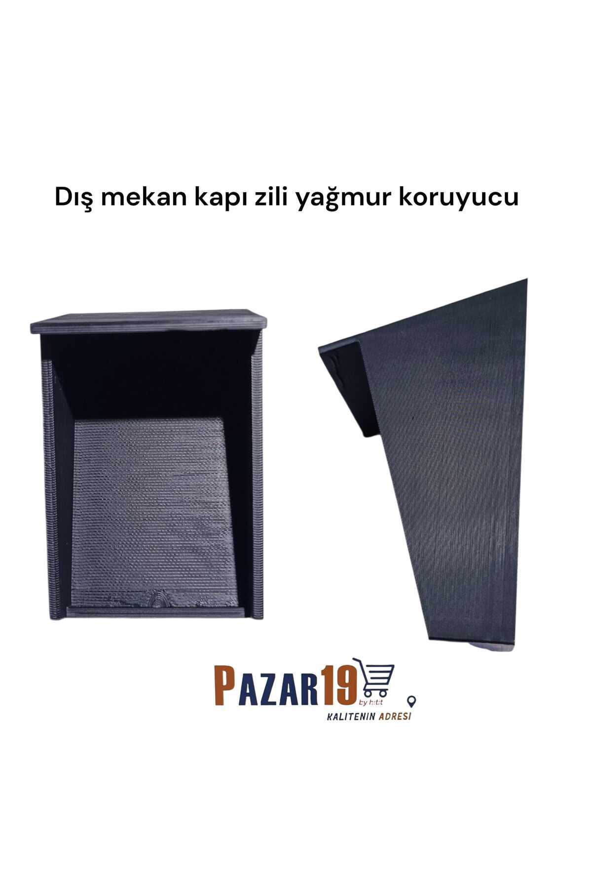pazar 19 by hitit dış mekan kapı zili yağmur koruyucu