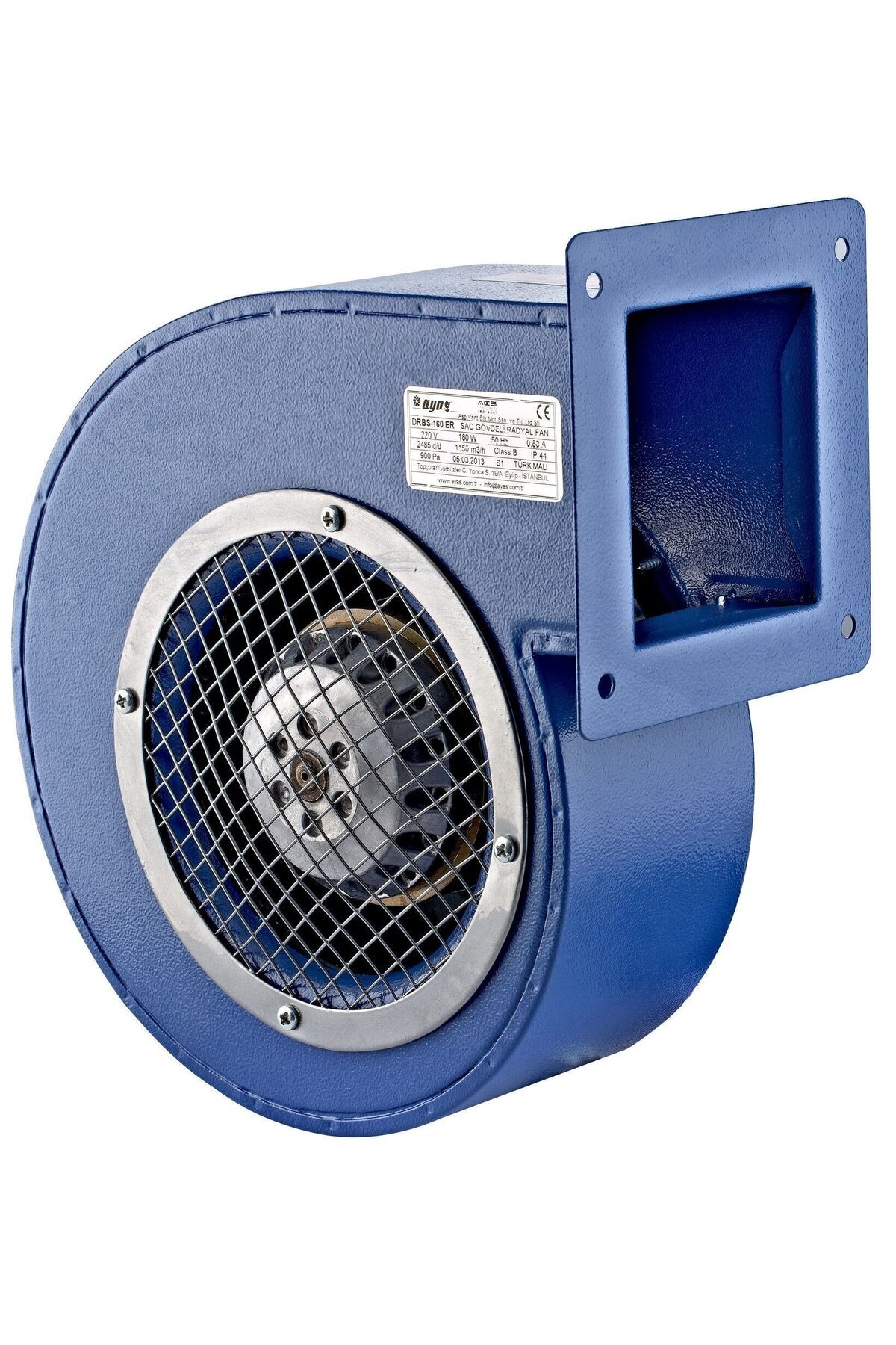 AYAS SGF-160ER-2KM Kolay Montaj Sac Gövdeli Radyal Salyangoz Fan