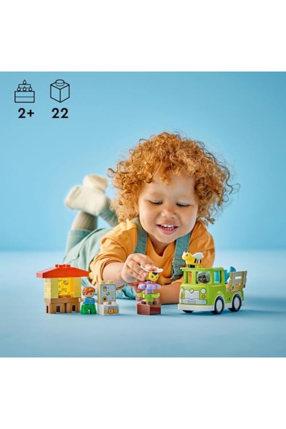 شهر زنبورها و کندوی مراقبت ۱۰۴۱۹-۲ ساختمان اسباببازی آموزشی برای کودکان ۲ ساله و بالاتر