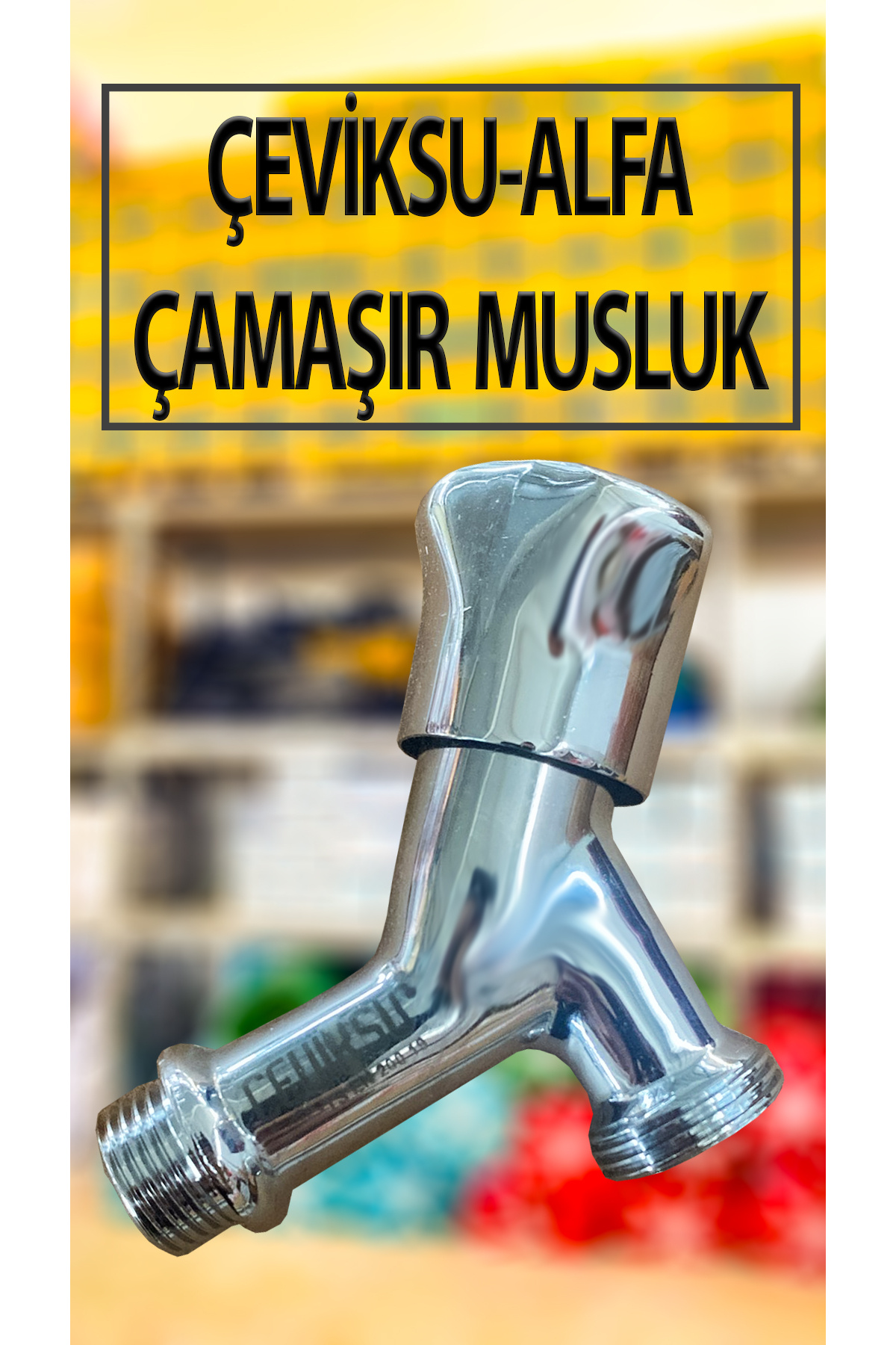 Çeviksu Alfa Model Çamaşır, Bulaşık Makinası Musluğu
