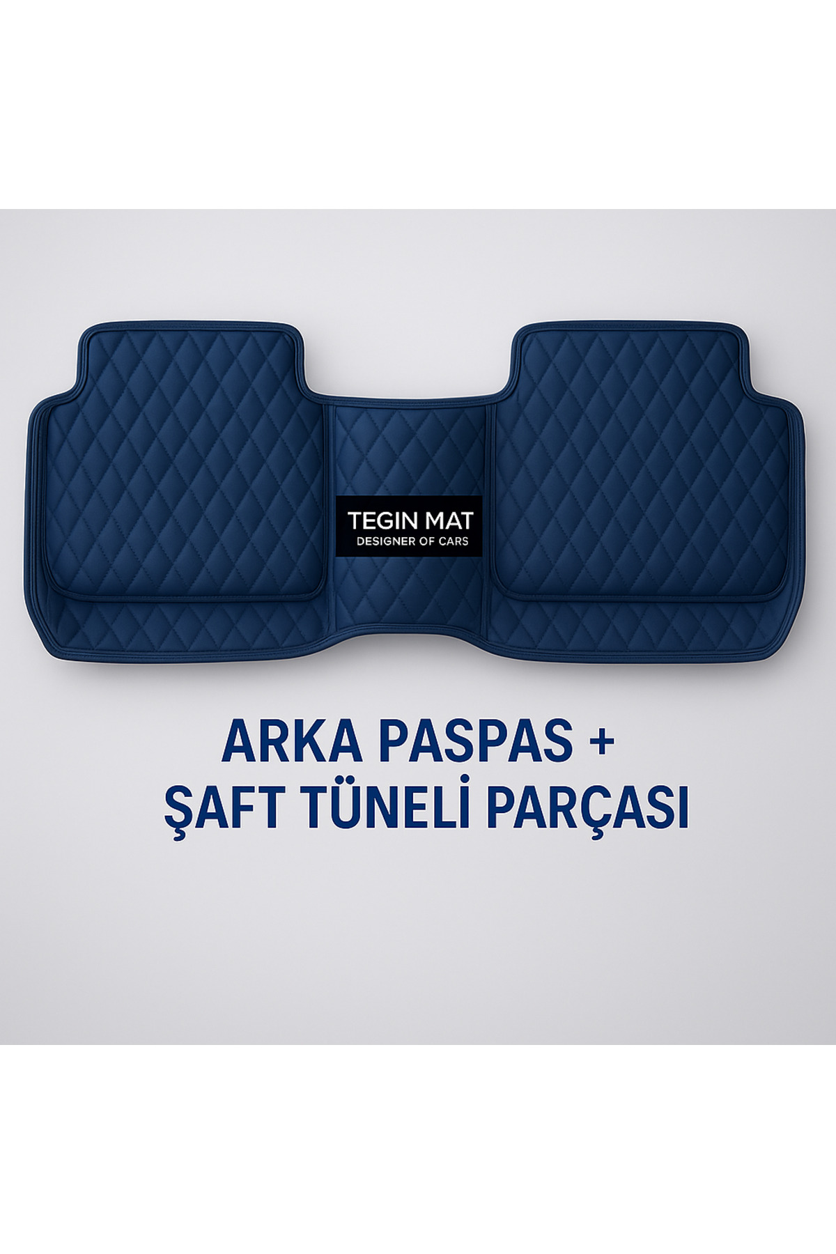 Nissan X-trail 2014-2021 Aracına Özel 7 Kişilik 8d Havuzlu Suni Deri Paspas Lacivert