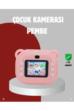 Genel Markalar Anında Baskı Özellikli Çocuk Kamerası – 24MP HD Çift Lens, 32G...