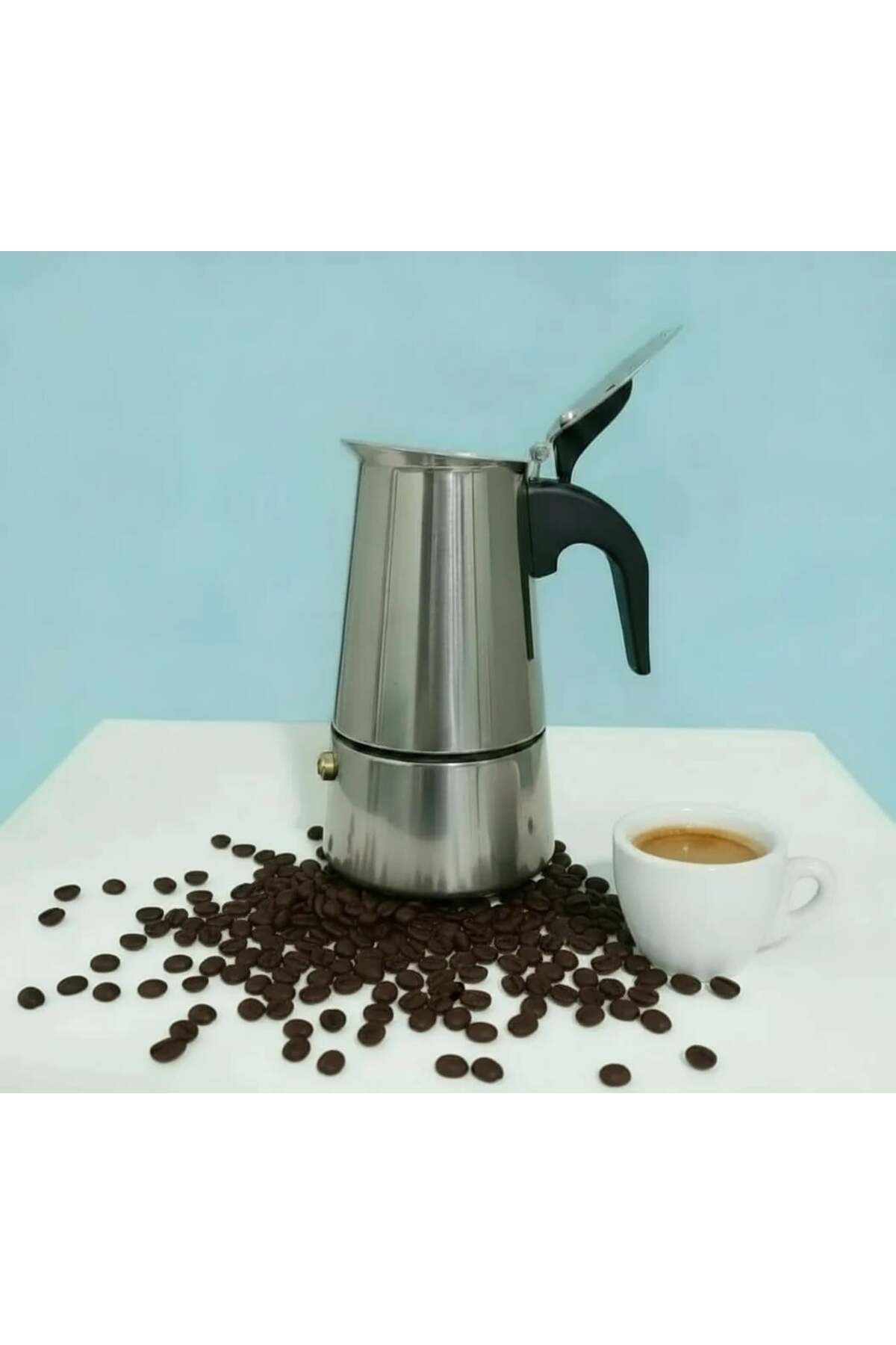 Zumiya Paslanmaz Çelik Moka Pot ( 2 fincanlık )