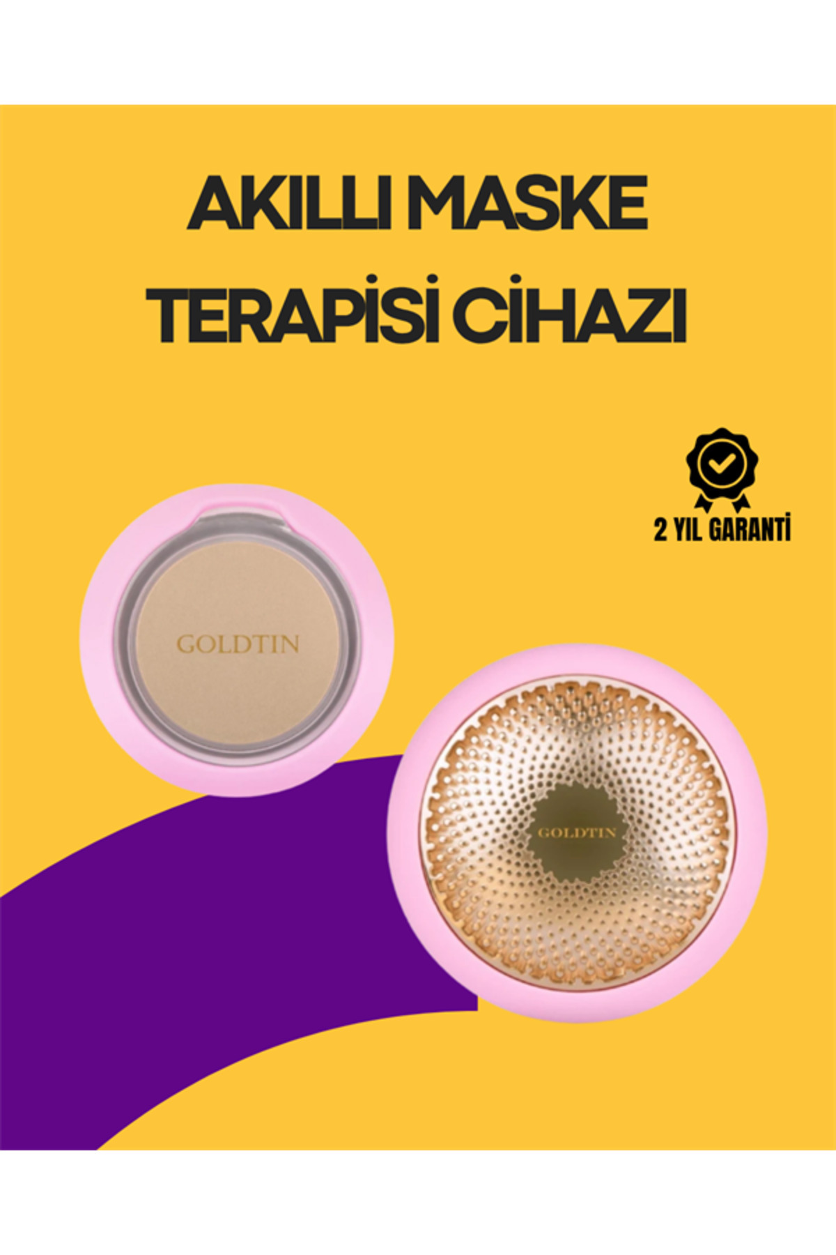 TeknoKesgin KESGİN MARKET ® Termoterapi Özellikli Yüz Bakım Cihazı – Cilt Canlandırıcı ve Gözenek Açıcı