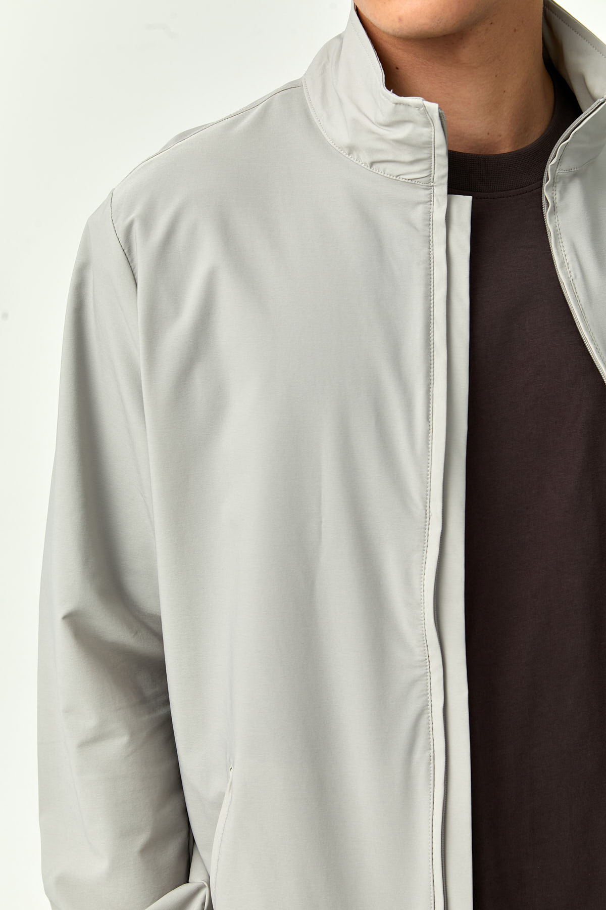 PAULMARK  Erkek Fermuarlı İnce Mont - Görsel 8