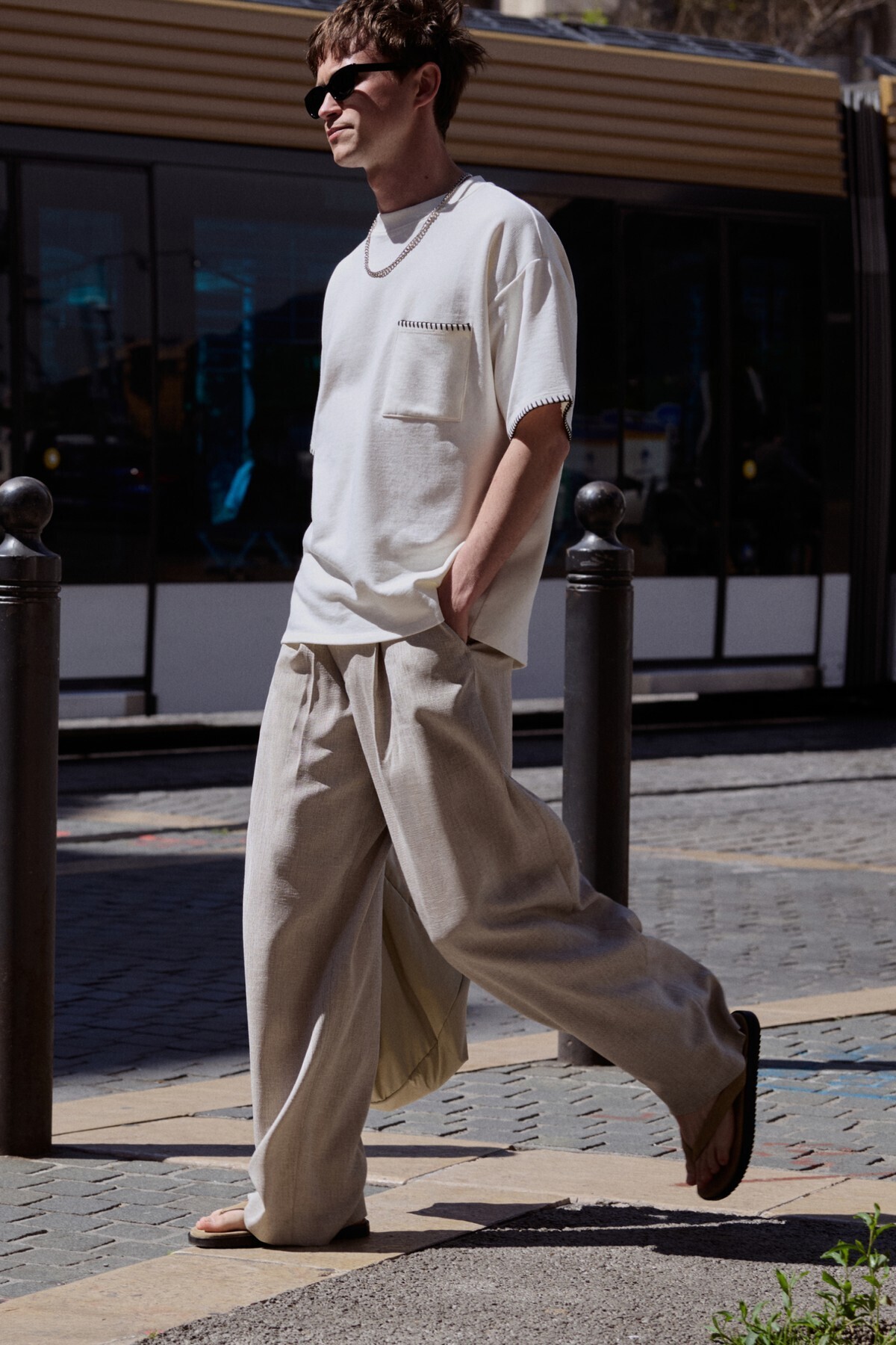 پول اند بیر شلوارهای خوش‌دوخت روستیک