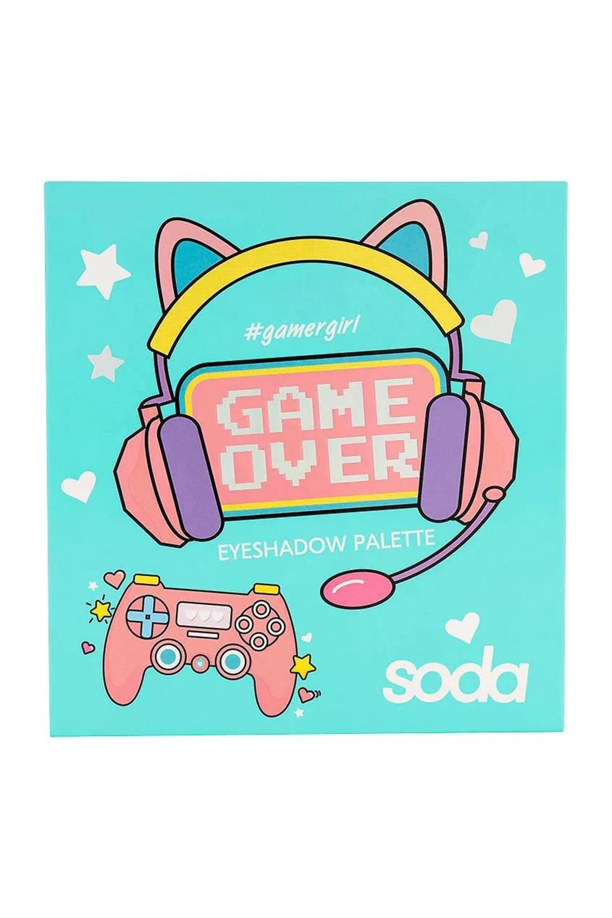Eyeshadow palette GAME OVER gamergirl 001 OLD SCHOOL — SOD227101 — تصویر 3 از 4