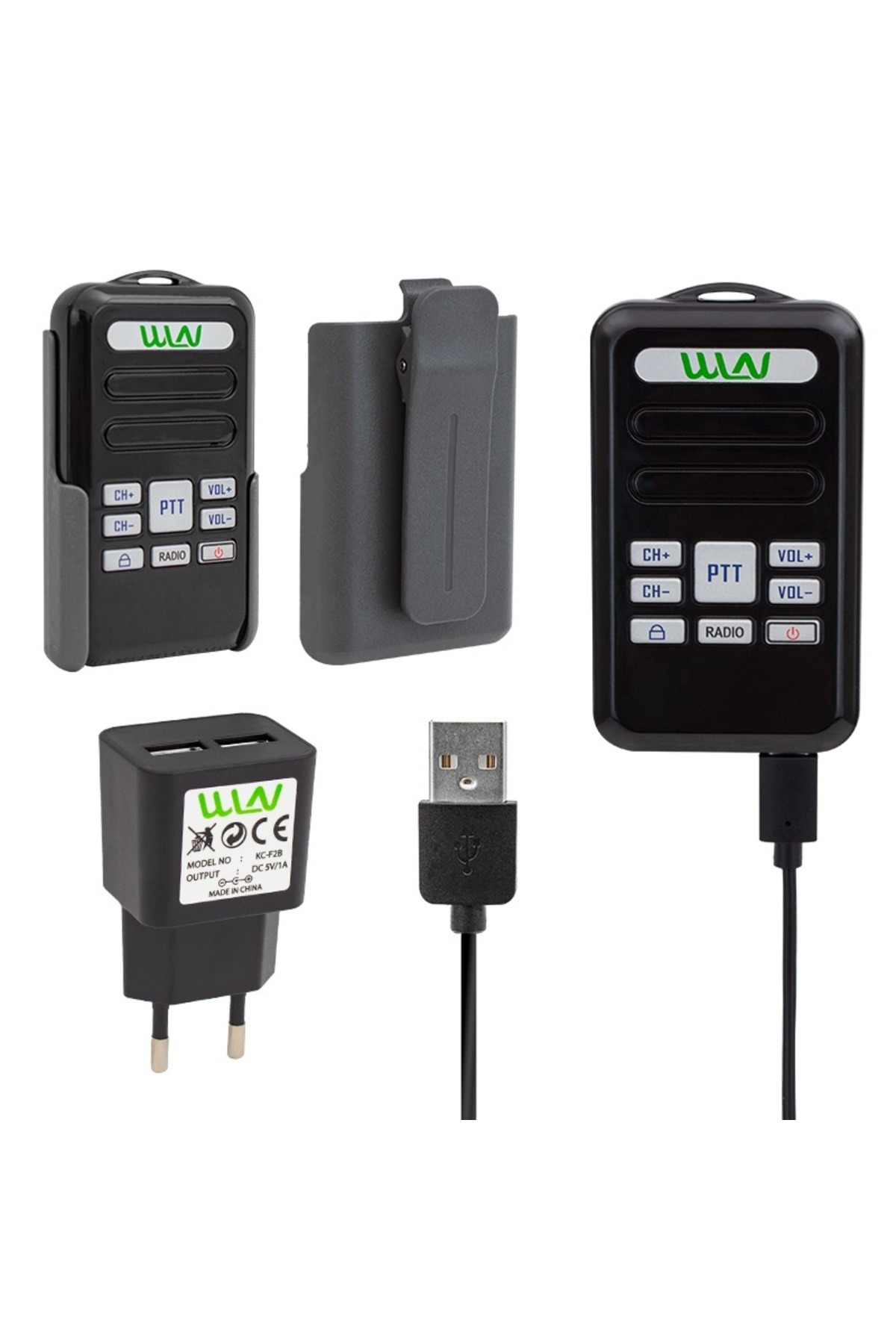 Axe Tools 16 Kanal Radyolu Tekli Mini El Telsizi – Şarj Aleti, Pil ve Kulaklık Dahil (3–5 KM Menzil)