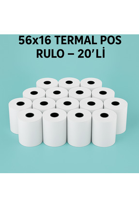 POSSET 56*16 20'li termal pos rulo (2 paket)