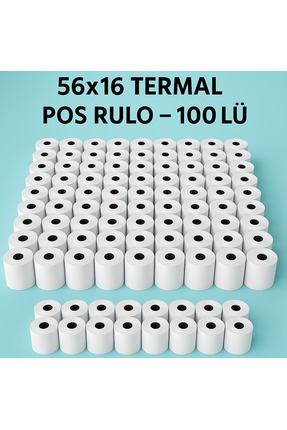 POSSET 56*16 EKONOMİK PAKET 100'LÜ TERMAL POS RULO