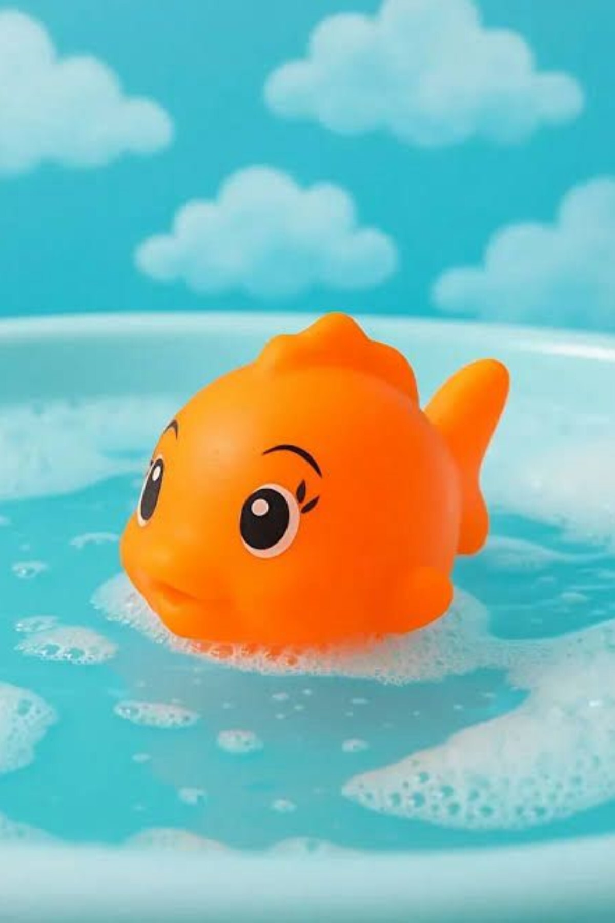 Hyd Bebeklerin Banyo Oyuncağı Suda Yüzen Ses Çıkaran Balık Kaplumbağa Balina Çocuk Oyuncak 7 Cm fotoğrafı 2 (önizleme)