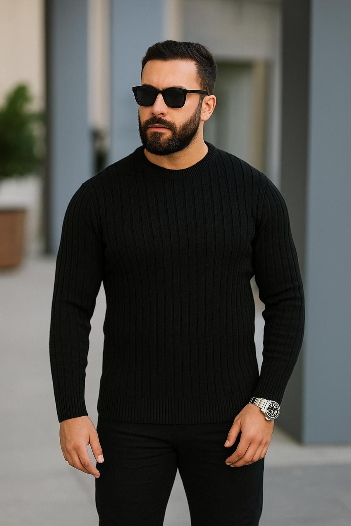 golden toptan  Bisiklet yaka triko kazak