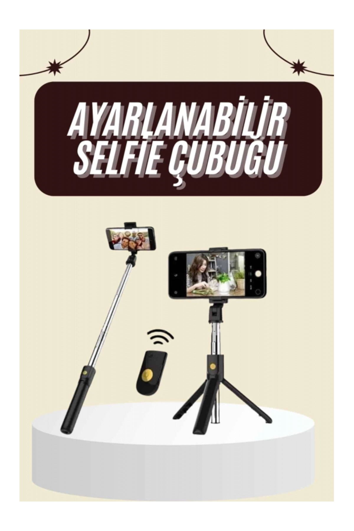 SELFBUYSELL Cep Telefonu Tripod Standı Manyetik Selfie Sopa Bluetooth Uzaktan Kumandalı