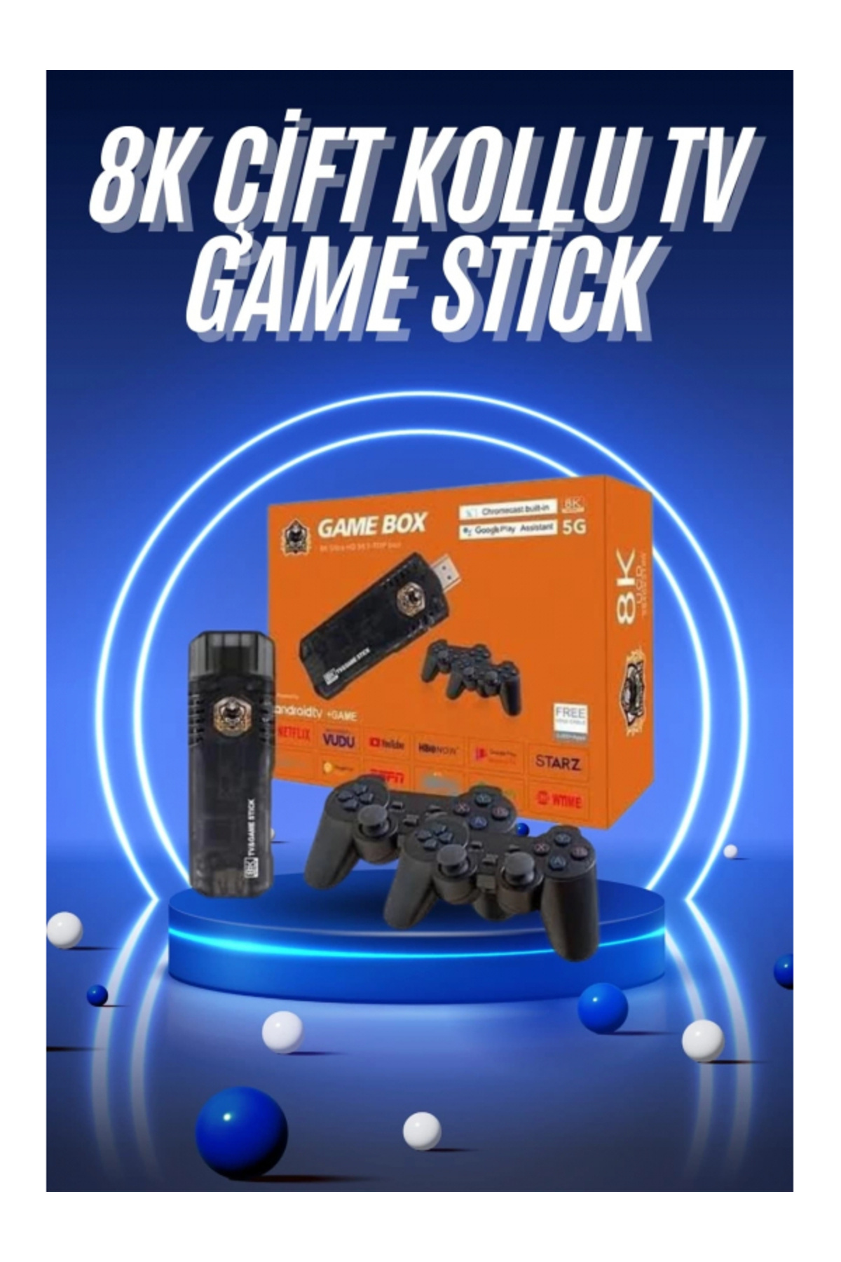 SELFBUYSELL Game Box Android Tv 36500 Oyunlu Atari 5g 8k HDR Ultra HD 64 GB