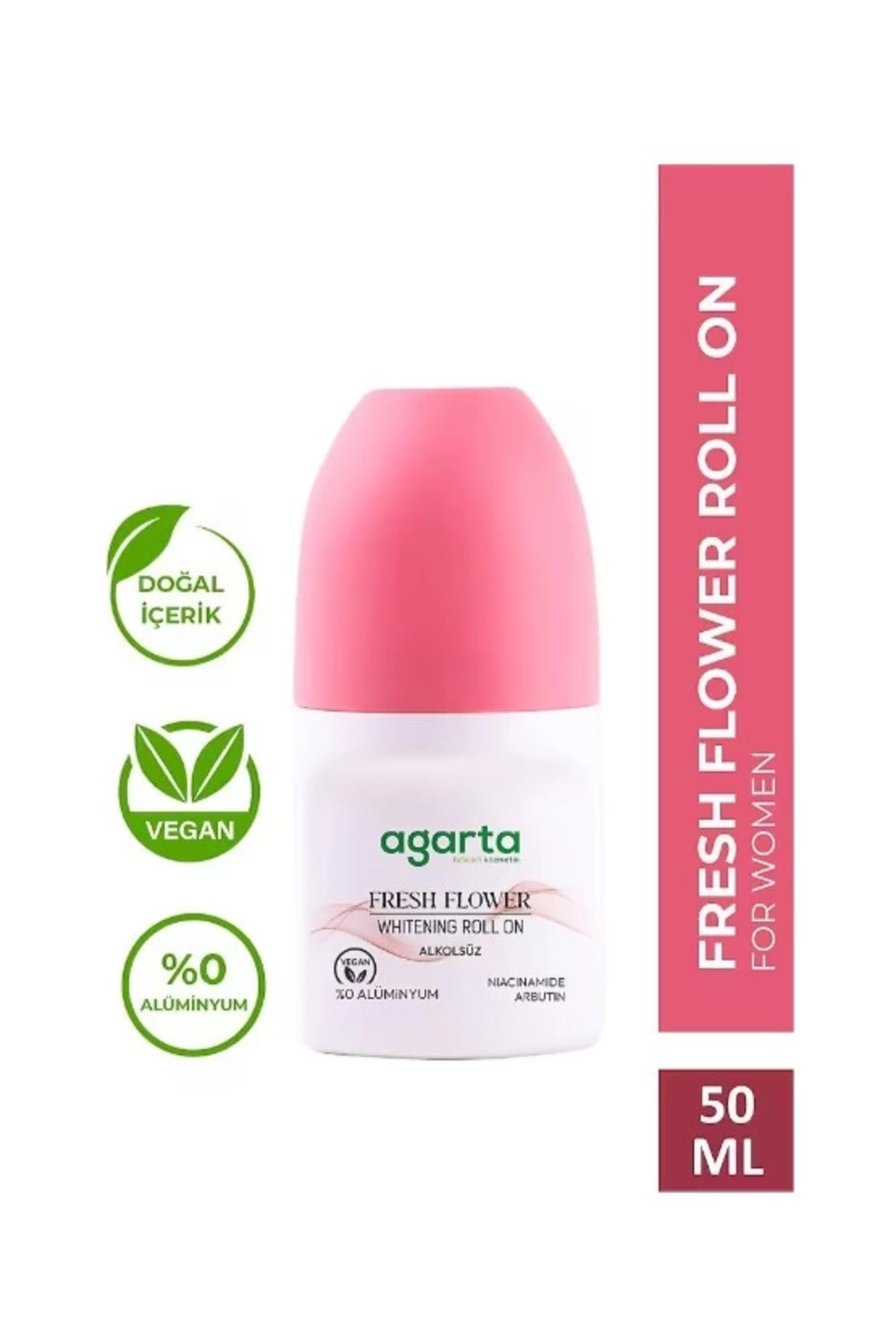 PAZAR DÜNYASI BFS Agarta Doğal Roll-On Fresh Flower 50 ml