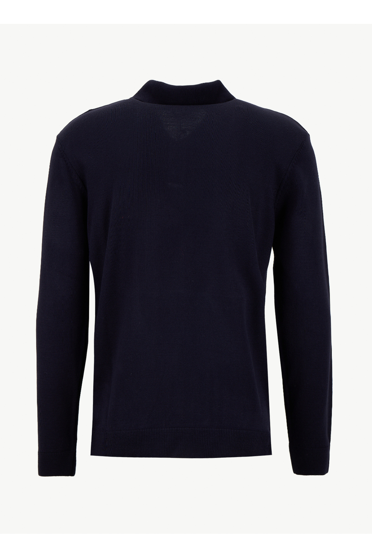 Polo Yaka Basic Düz Lacivert Erkek Kazak PBF5WM-KZK9555 — سرمه‌ای 5003300023 — تصویر 2 از 2