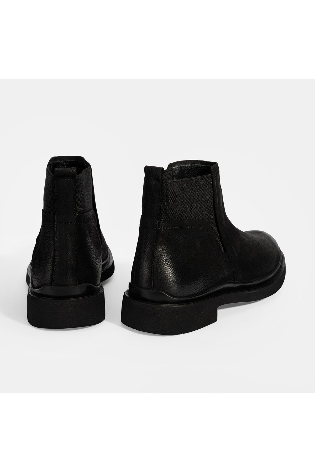 Desa  Erkek Siyah Lastikli Nubuk Deri Bot - Görsel 8