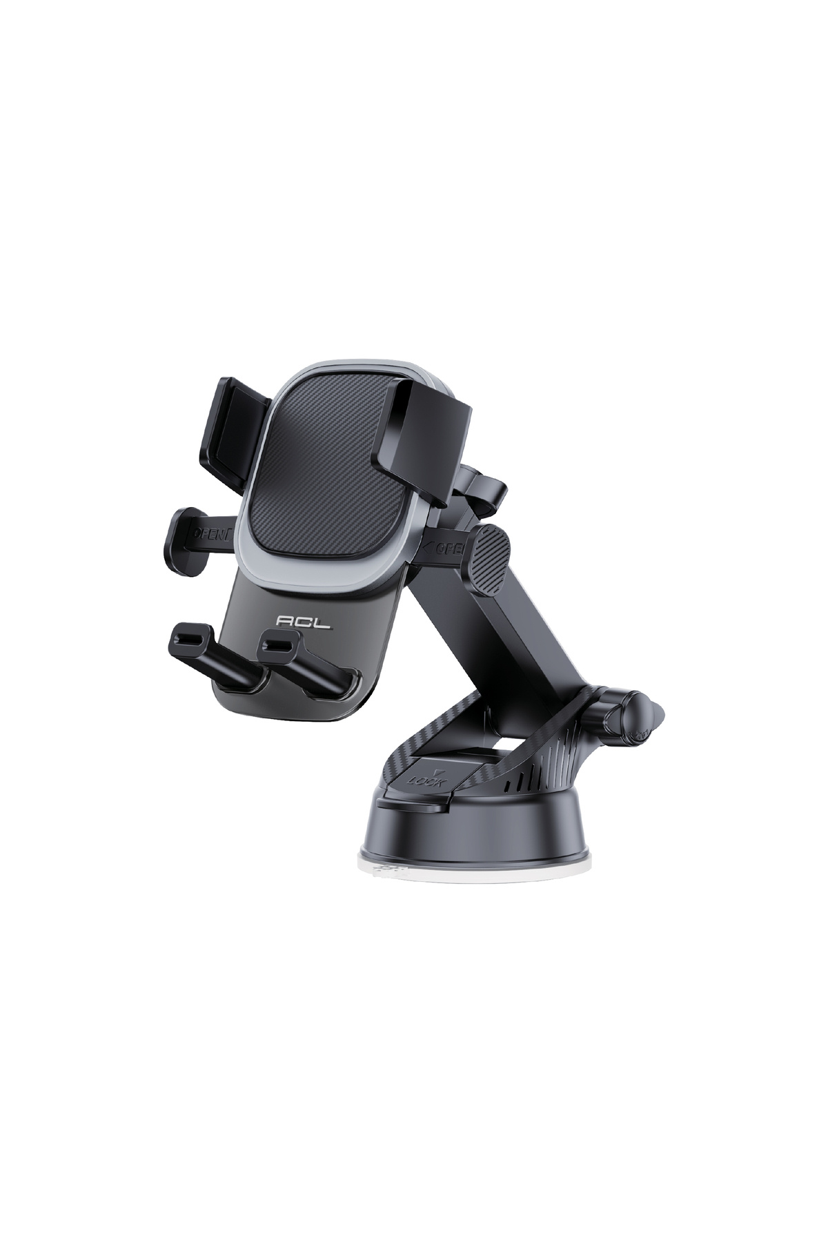 ACL T-28 Premium Safe-in Series™ Vantuzlu & Teleskopik Araç İçi Telefon Tutucu – Evrensel (53-96 mm)