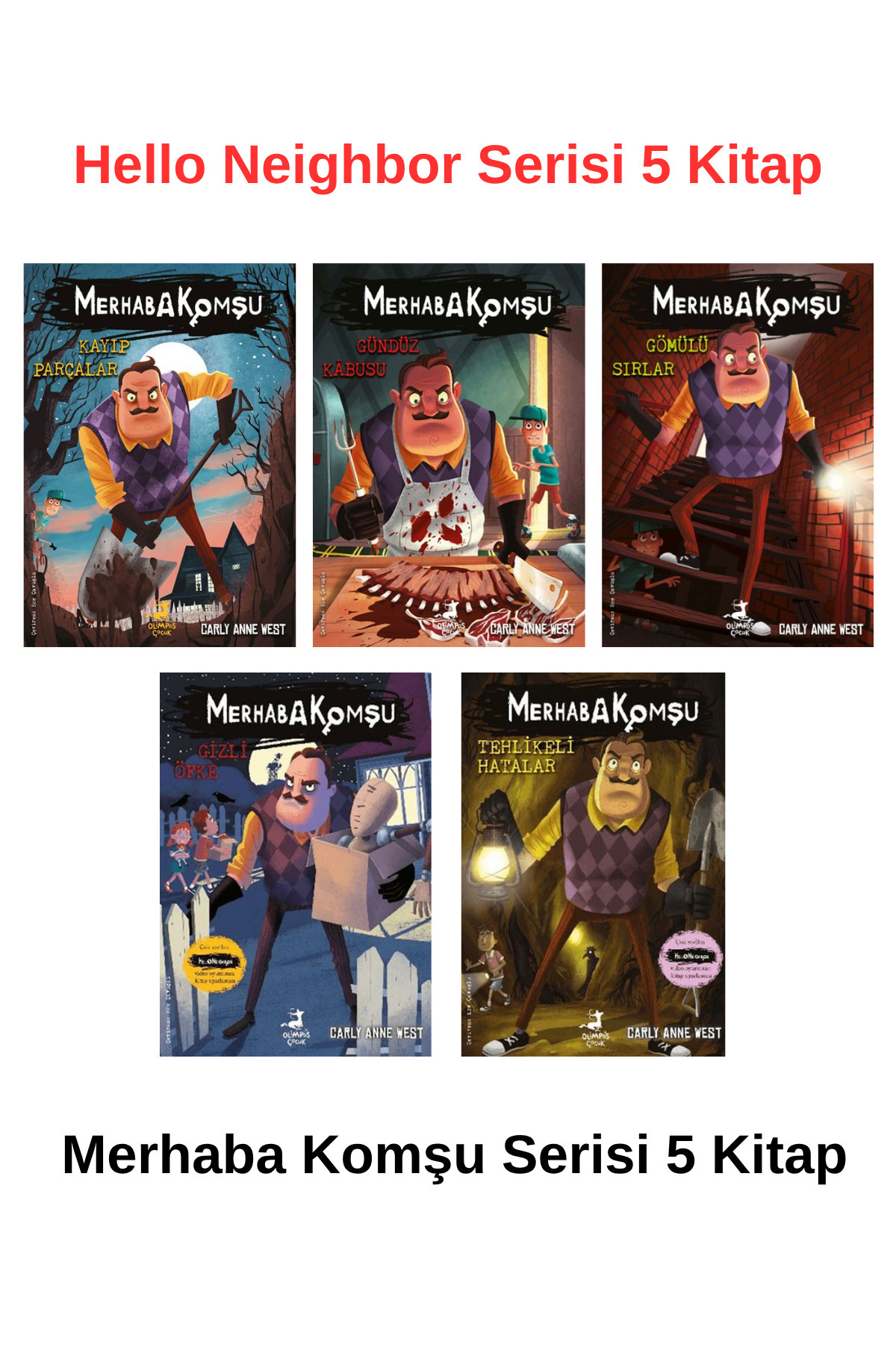 Olimpos Yayınları Merhaba Komşu Serisi 5 Kitap (HELLO NEİGHBOR SERİSİ)