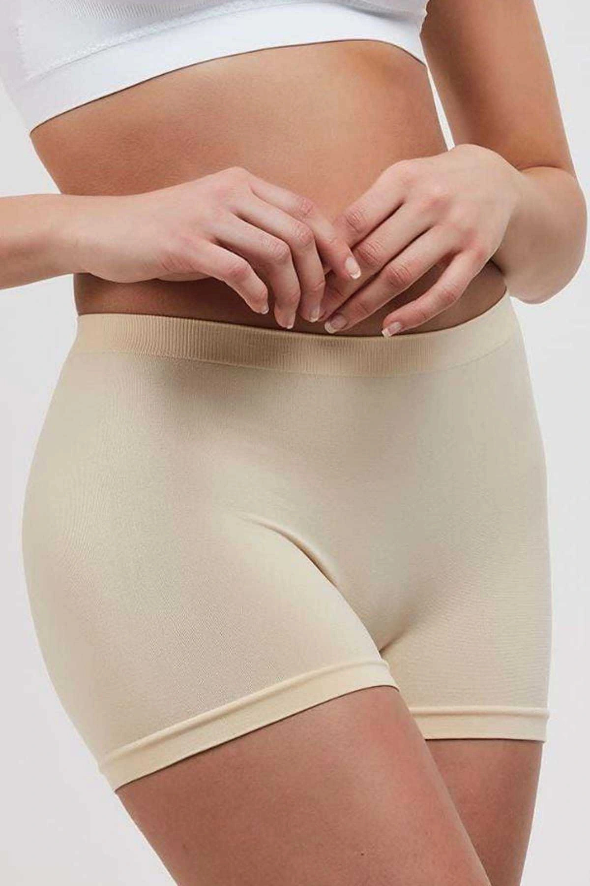 Royaleks Elite Life Dikişsiz Kadın Boxer Ten Şort 830