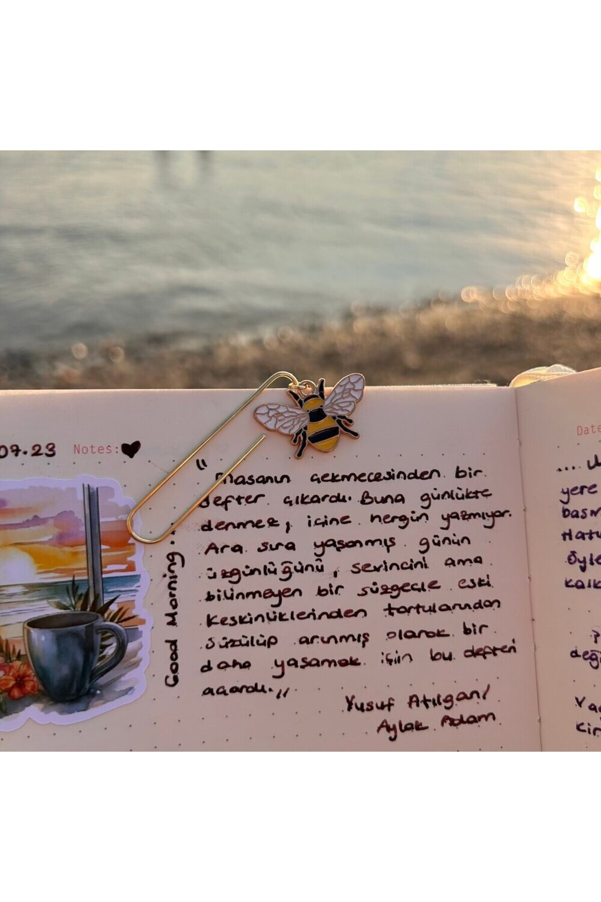 Pinkar Studio Arı Kitap Ayracı