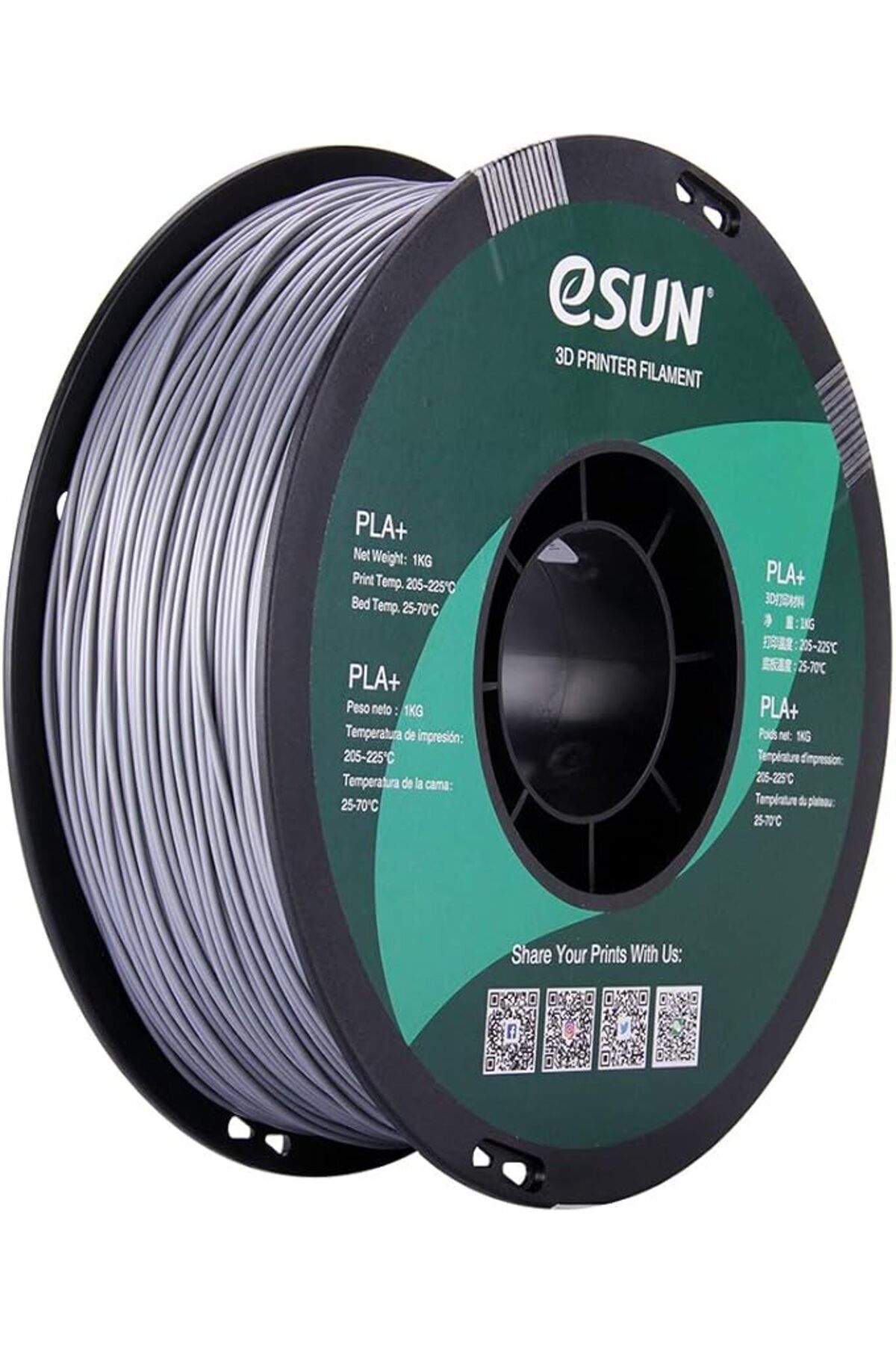 SoyluhanStore PLA+ 1.75mm Gümüş