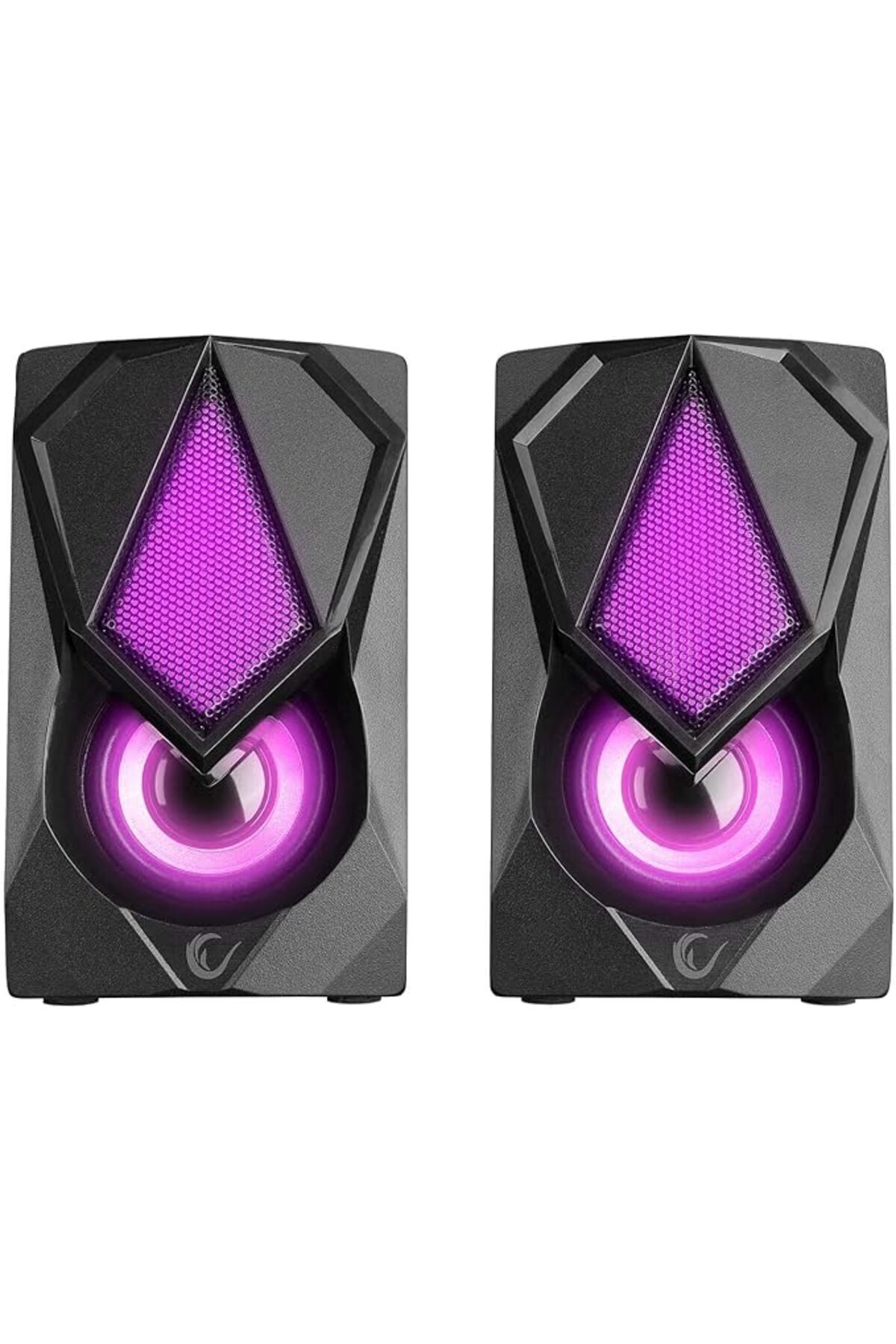 salesalbutik RMS-G19 2.0 5 Watt LED Işıklı Siyah Multimedia Speaker