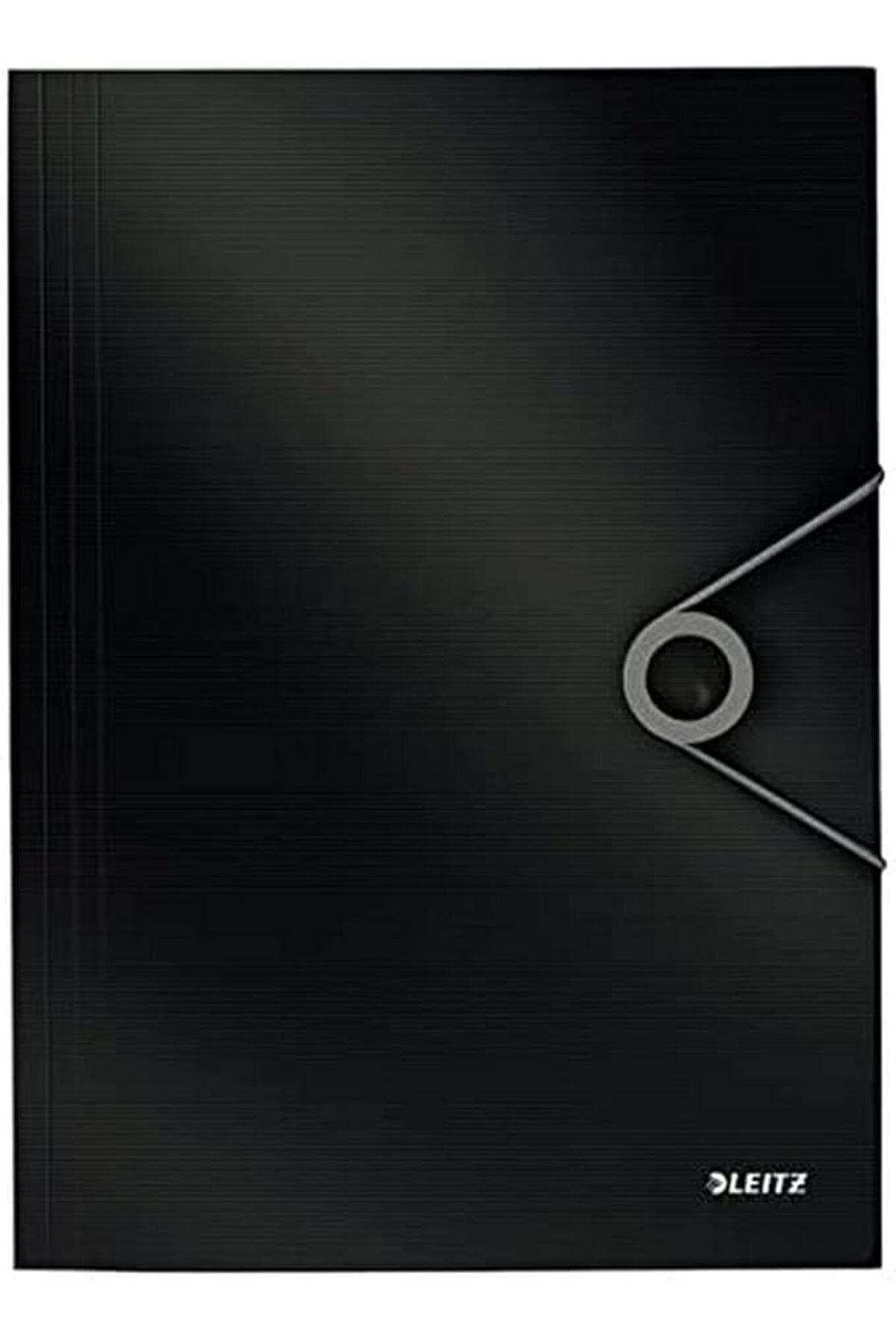 SoyluhanStore Solid İnce Lastikli Dosya, 150 Sayfa Kapasiteli, Siyah, 45631095