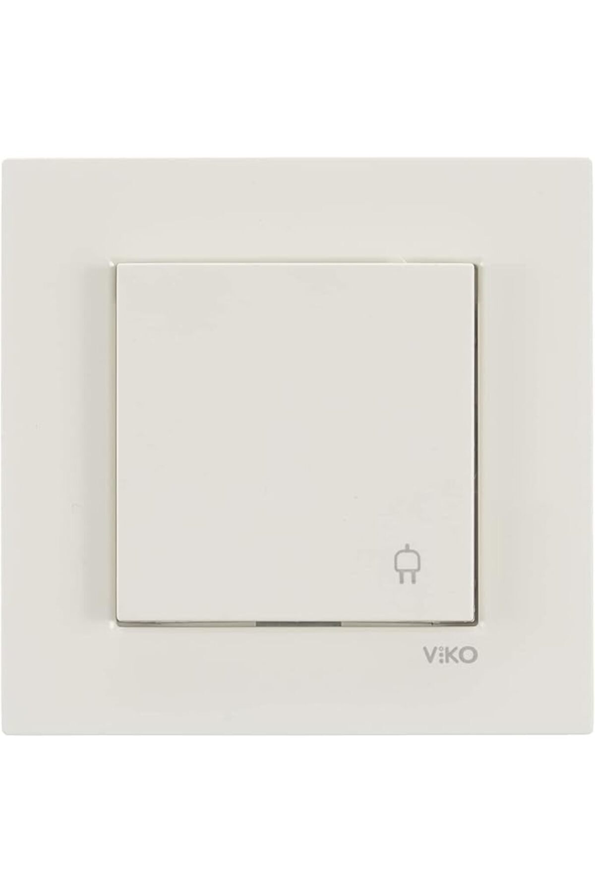 salesalbutik Karre Krem Çocuk Korumalı Kapakli Topraklı Priz