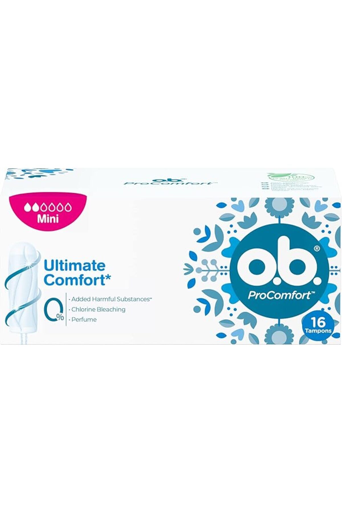 yenibagshop procomfort tampon mini, 16'lı