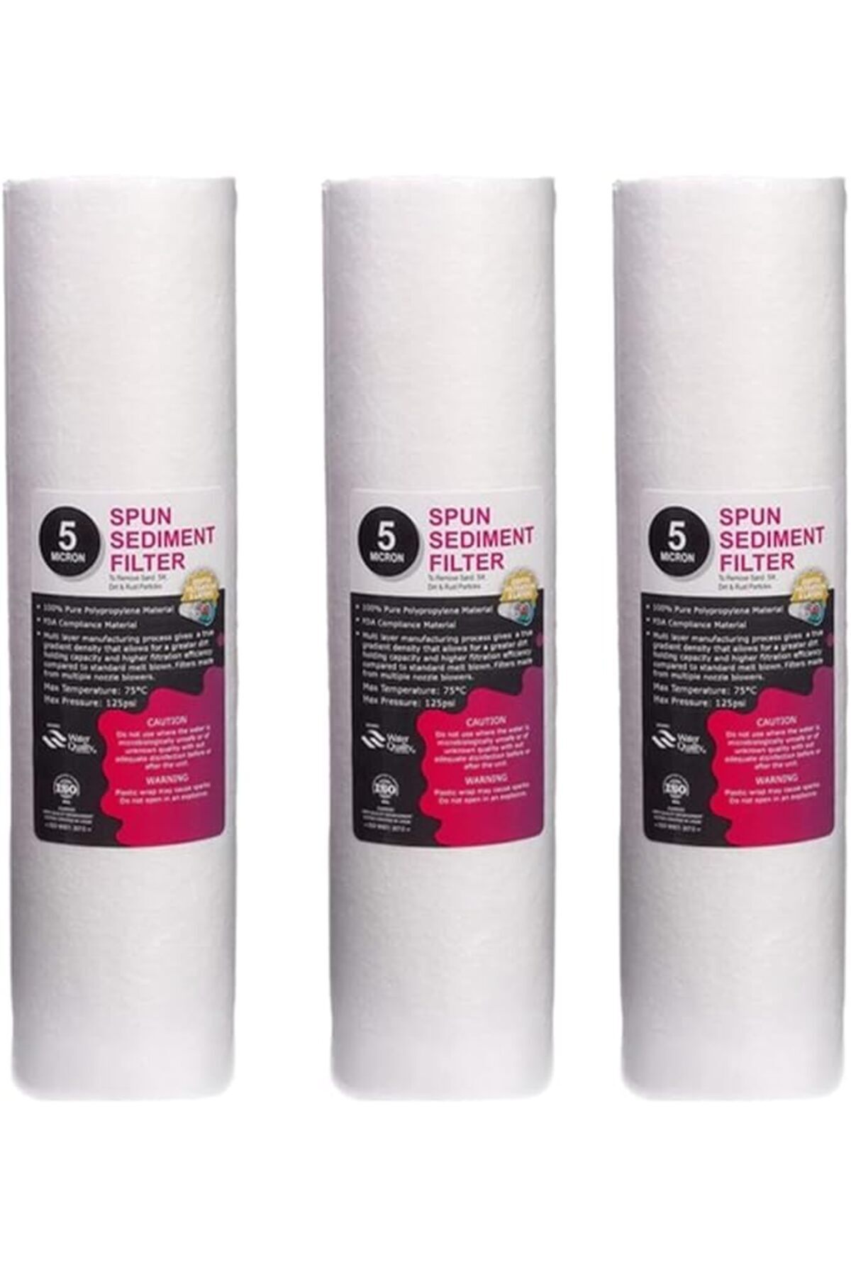 Genel Markalar 2364 5 Mikron Sediment Spun Filtre (toz,tortu Filtre) 3 Adet