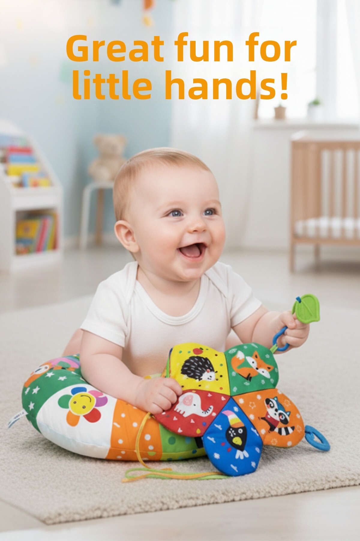 اسباب‌بازی بالش مونته‌سوری برای وقت شکم نوزاد ۰–۶، ۶–۱۲، ۱۲–۱۸ ماه