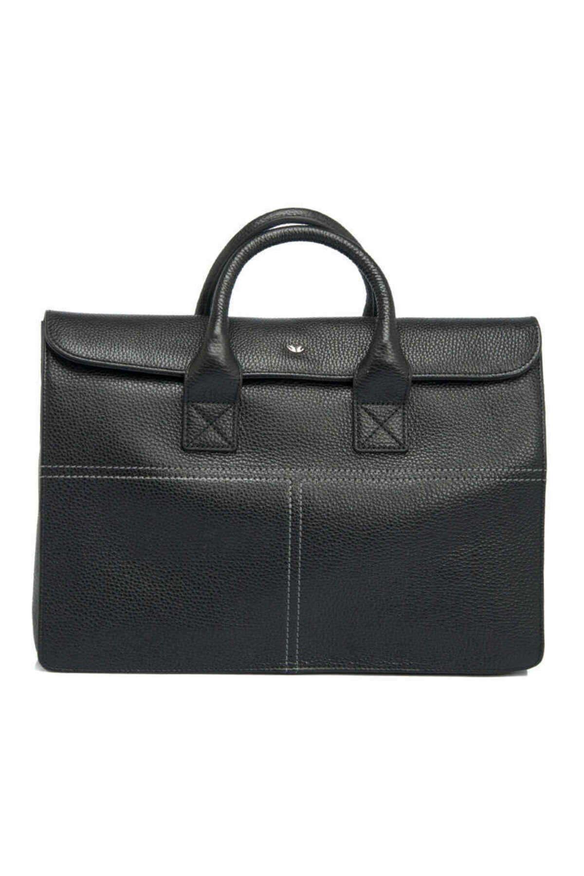 تورگان کیف اداری چرم طبیعی مشکی - مدل S1EV00021247-A41