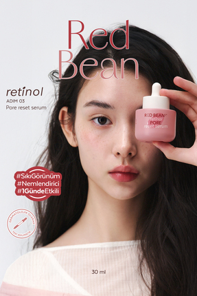 Missha Retinol İçerikli, Gözenek Karşıtı Bakım Sunan Serum Red Bean Retinol P...