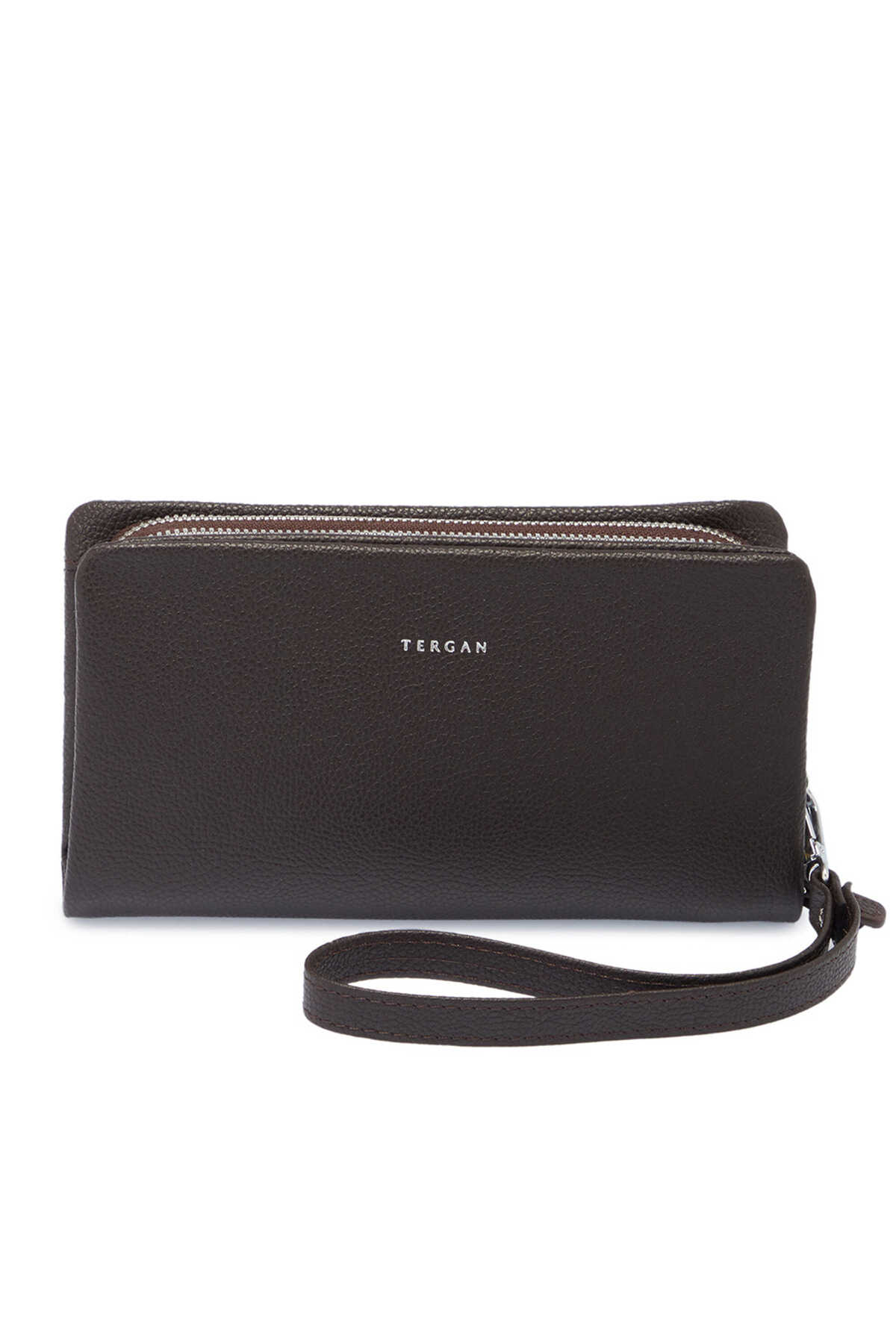 Tergan Kahverengi Hakiki Deri Unisex Portföy Çantası - S1PC00002197-U5H görsel 3