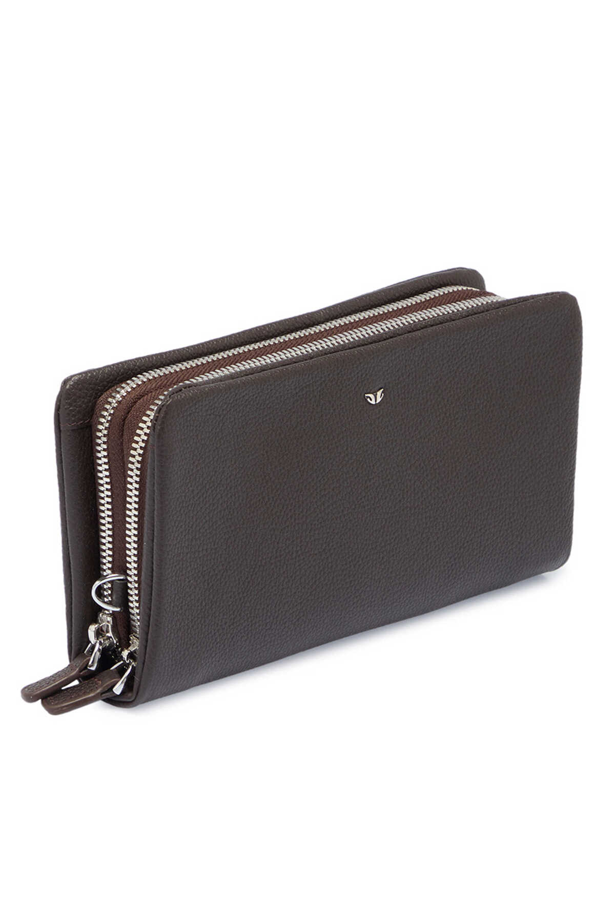 Tergan Kahverengi Hakiki Deri Unisex Portföy Çantası - S1PC00002197-U5H görsel 2
